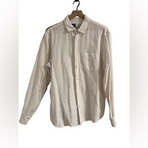 Old Navy White Line Down Shirt - NWOT